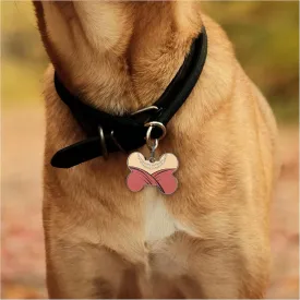 1-WHEAT ID QR Code Dog ID Tag for Dog Pet Customized Pet Information Personalized Name Tag Modifiable Online Pet Profile Free Online Pet Page Dog Tags Personalized for Pets Gift