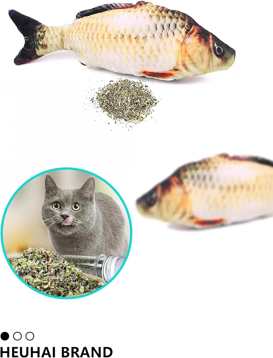 19 PCS Cat Toys Variety Pack for Indoor Cats and Kittens, Fuzzy Balls, Jingle Bells, Wind-Up Chick, Catnip Fish, and More Fun Toys (1.5'' - 8.3'', Cat Toys Pro Collection)