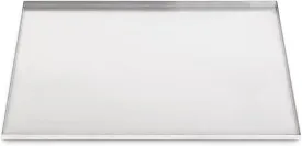 29.5" x 19.75" Metal Replacement Dog Crate Pan Chew Proof Crack Proof Pet Kennel Tray Central Dog Training Crate Pan Pet Supplies, Galvanized, 1" H
