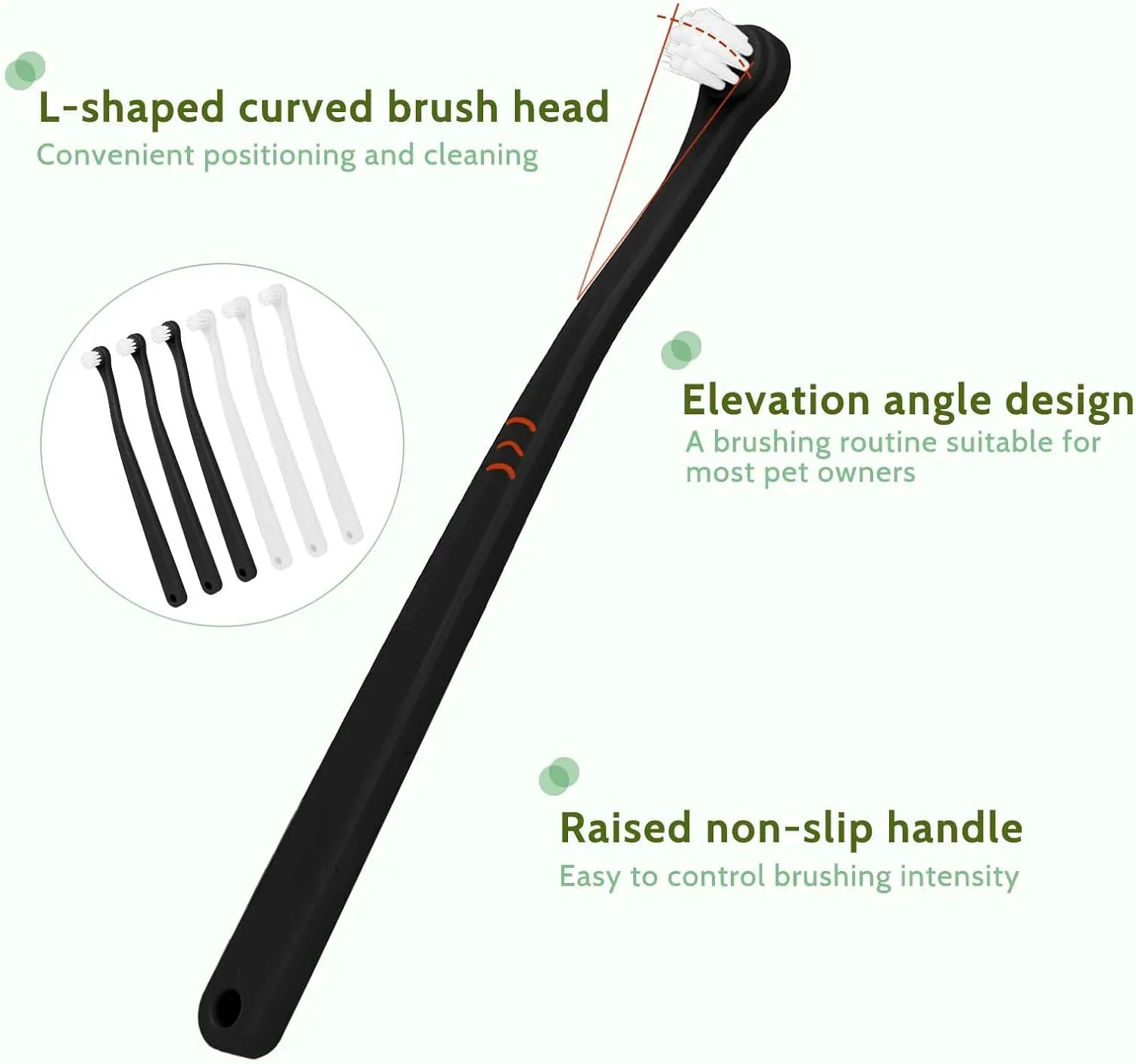 6Pcs Small Dog Toothbrush Pet Toothbrush Kitten Toothbrush Soft Mini Cat Tooth Brush Puppy Toothbrush, Travel Portable Dog Toothbrush Mini Head Deep Clean Kit for Puppy, Kitten, Small Dog & Cat