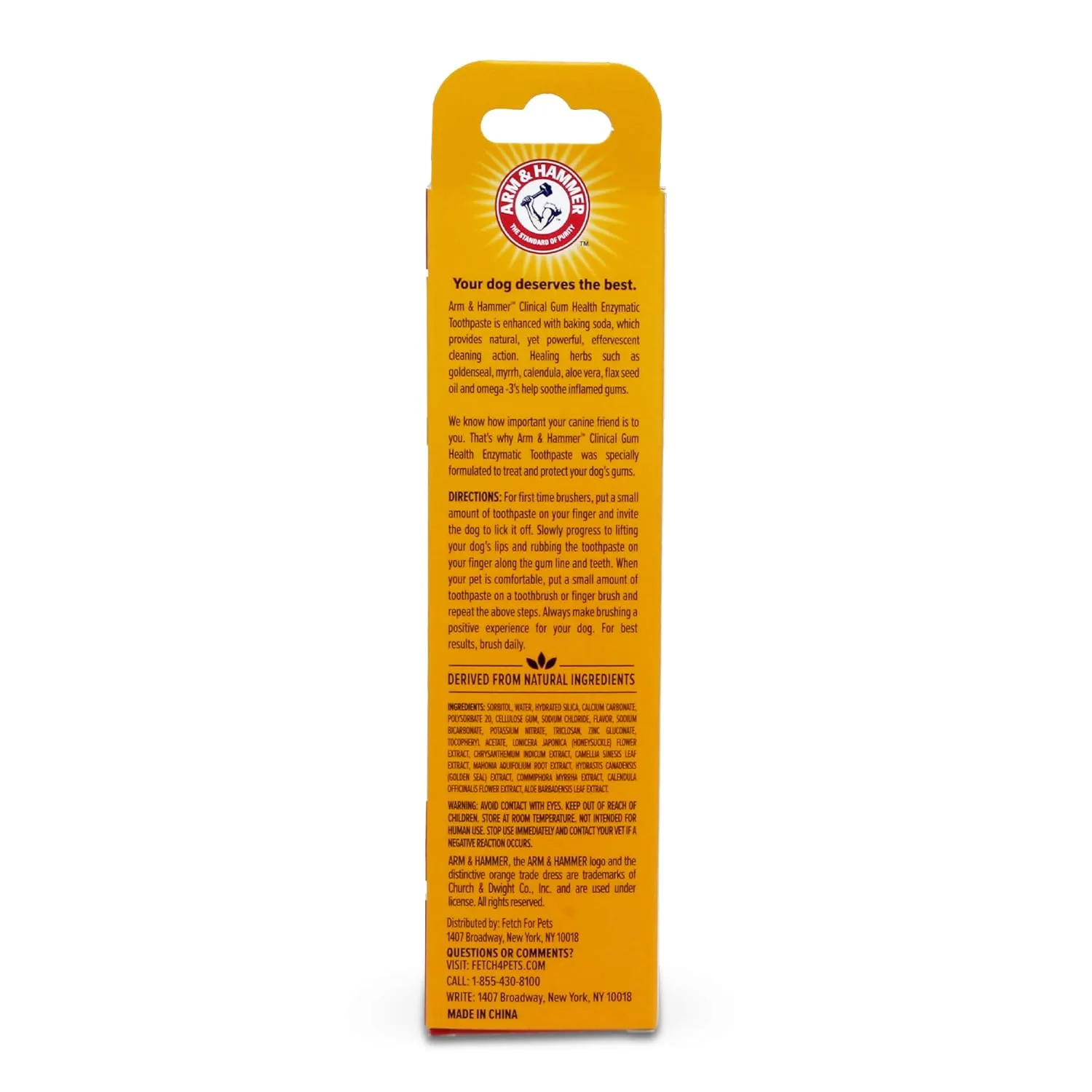 Arm & Hammer for Pets Clinical Care Enzymatic Toothpaste for Dogs Soothes Inflamed Gums Dog Toothpaste is Safe for All Dogs and Puppies, Chicken Flavor, 2.5 Ounces - 72 Pack (Pack of 72)