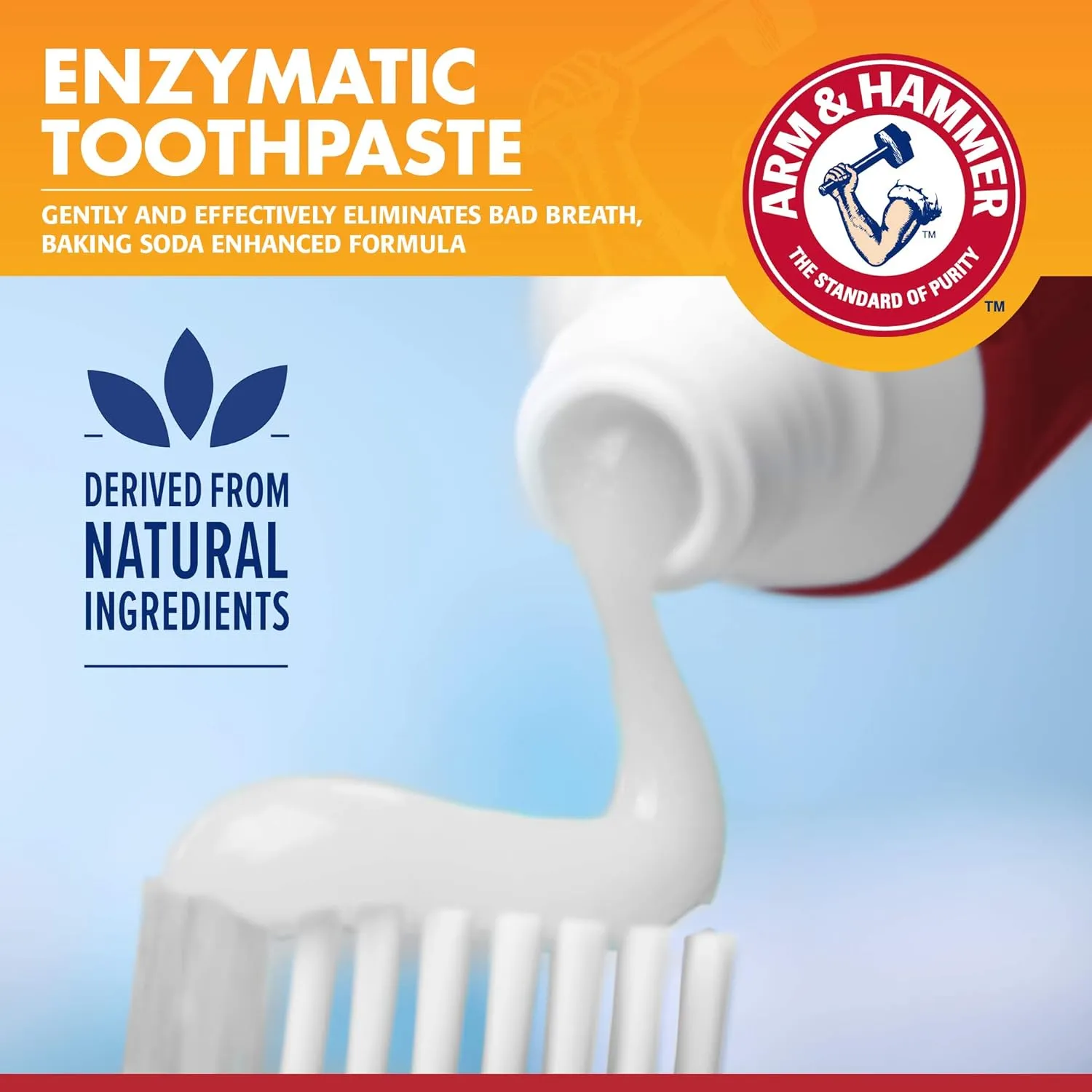 Arm & Hammer for Pets Clinical Care Enzymatic Toothpaste for Dogs Soothes Inflamed Gums Dog Toothpaste is Safe for All Dogs and Puppies, Chicken Flavor, 2.5 Ounces - 72 Pack (Pack of 72)