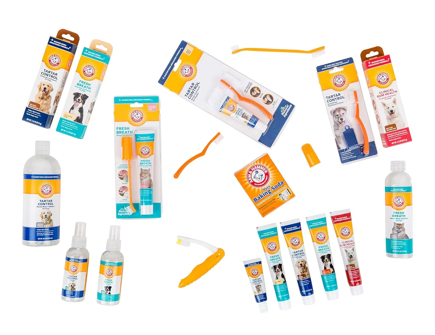 Arm & Hammer for Pets Dental Enzymatic Toothpaste for Dogs | No More Doggie Breath | Dog Toothpaste Safe for All Dogs and Puppies, Advanced Care, Chicken Flavor 2.5 Ounce (Pack of 1)