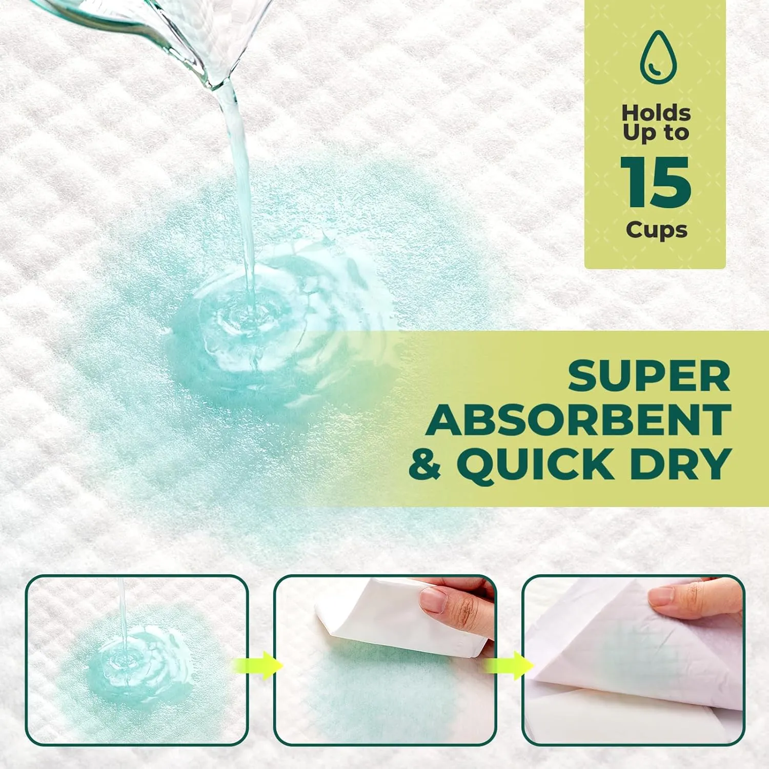 Cat Pads Refills for Tidy Cats Breeze Litter System - Super Absorbent 6-Layer Pads for Odor Control, Lavender Scented - 16.9" x 11.4" - Pack of 40 Litter Box Replacement Pads