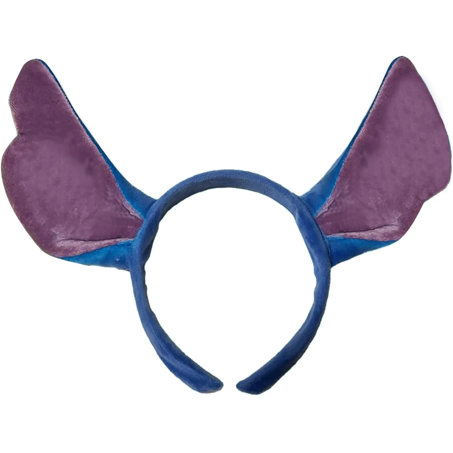 Cute Inspired Big Ear Headband  Soft Plush Blue & Purple Costume Hair Accessory for fan & Adults, Halloween, Cosplay, Dress-Up Parties