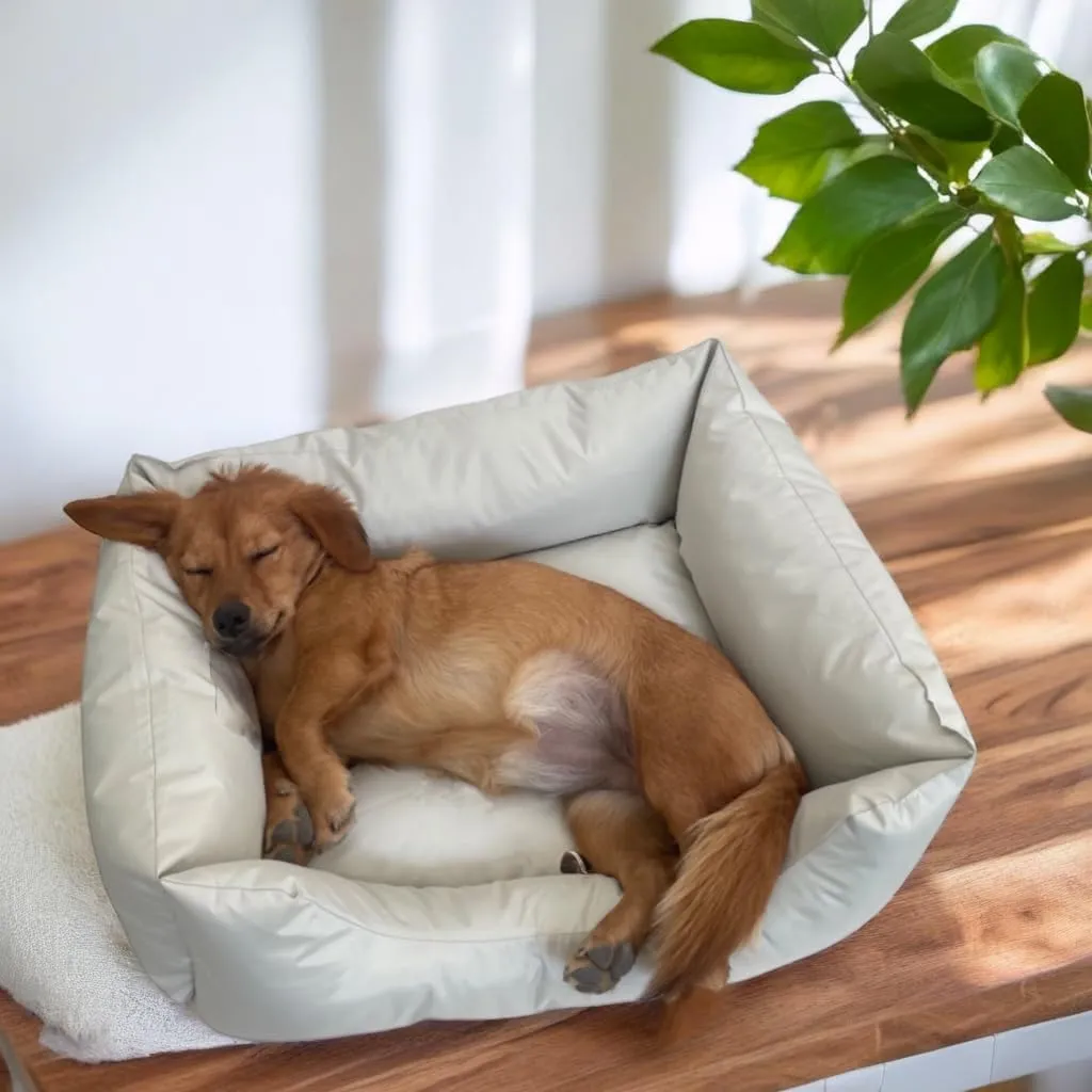 Dog & Cat Bed with Enhanced Waterproof Technology - Indoor/Outdoor, 20"x26", Easy Clean, Crate-Ready, Odor Resistant