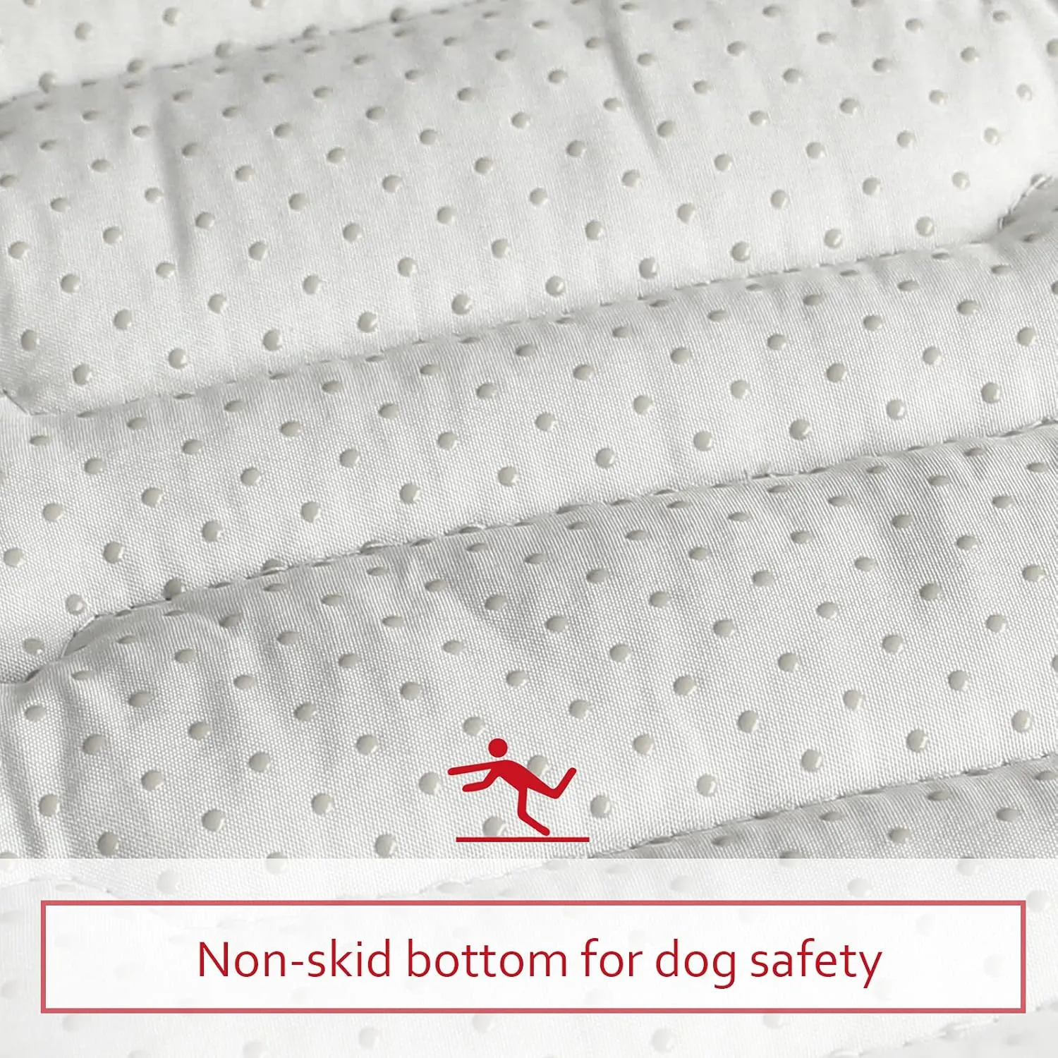 Dog Crate Mat (42" X 28"), Soft Dog Bed Mat with Cute Prints, Personalized Dog Crate Pad, Anti-Slip Bottom, Machine Washable Kennel Pad, Pink