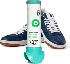 Endees UpFresh 360 Shoe Deodorizer Spray - Foot Odor Eliminator Shoe Spray for Smelly Shoes, Feet, Sneakers, Boots, Athletes Gym Bags, Stinky Smell Elimination Deodorant, Travel Size 3.38 Fl Oz