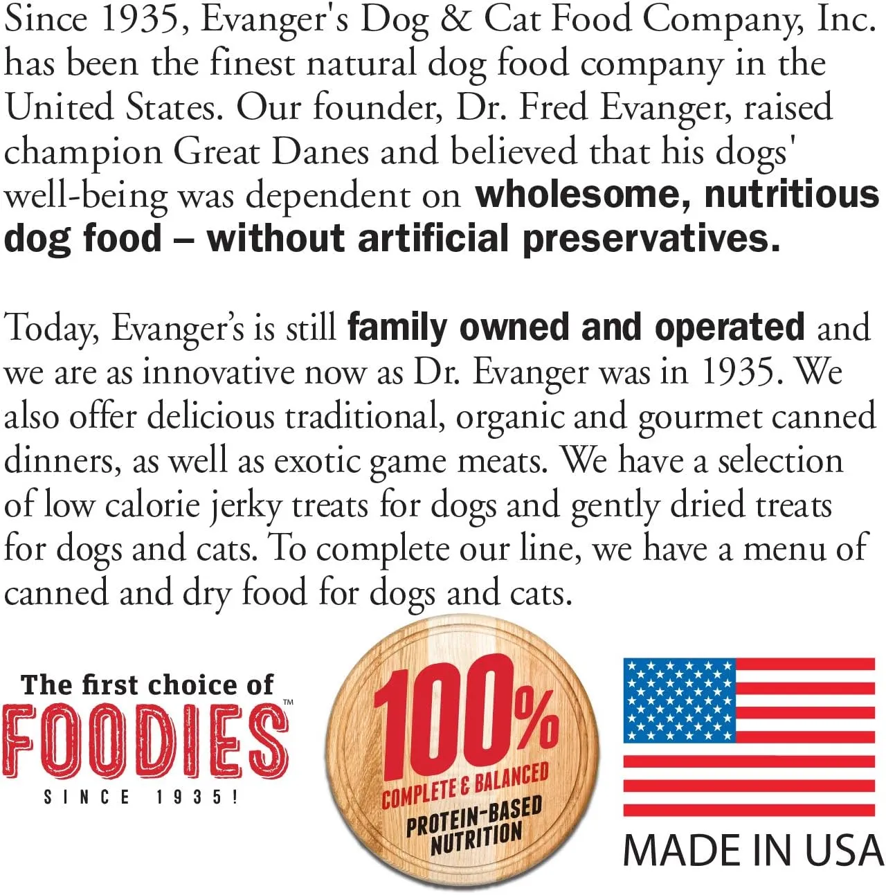 Evanger's Grain-Free Whitefish & Sweet Potato with Salmon and Buffalo Meal Dry Dog Food, 4.4 lb Bag