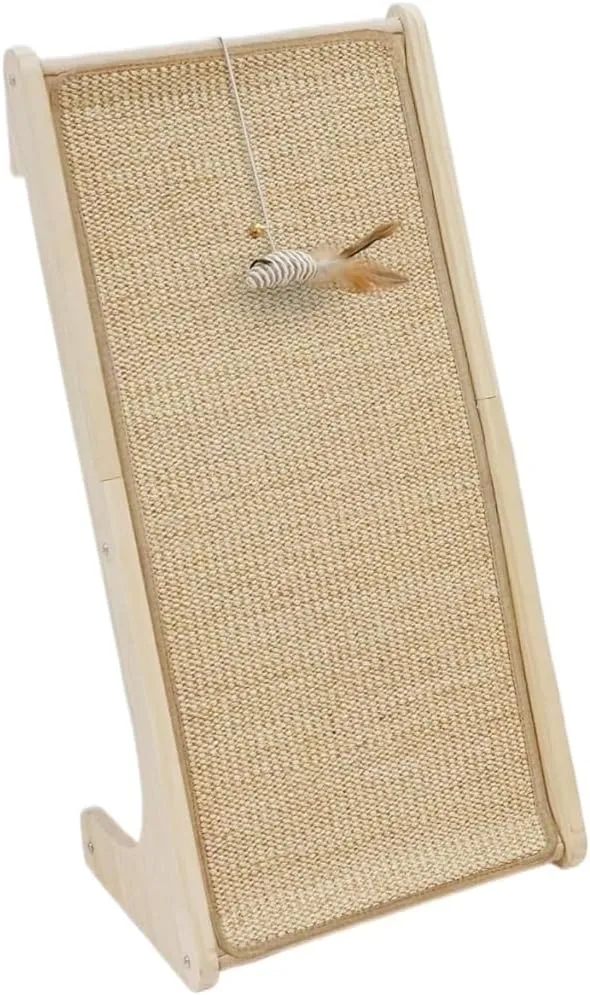 Exquisite L-Shaped Sisal Cat Scratching Board, Artificial Pet Scratching Board, Suitable for Indoor Pets Suitable for Indoor Pets(Triangle)