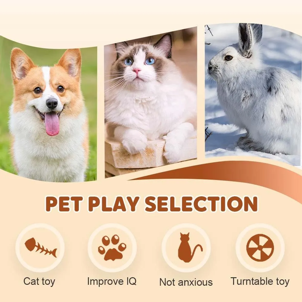 Food Spinning Windmill,2025 New Dog Food Leakage Toy Dispenser,Pet Treat Feeder Cat Puzzle Interactive Toy,360 Rotating Kitten Slow Feeders with Strong Suction Cup (Lake Blue/1pcs)