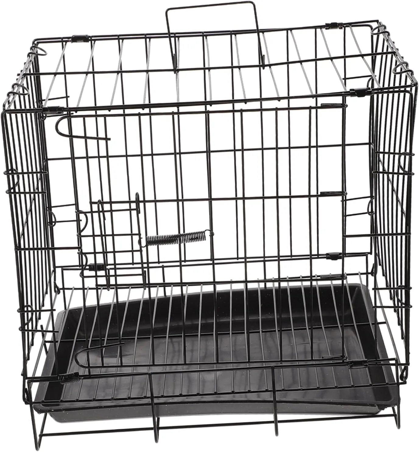 GANAZONO Large Dog Crate Pet Playpen for Small Dogs Collapsible Pet Cage Removable Tray Easy Assembly Storage Iron Wire Pet Crate