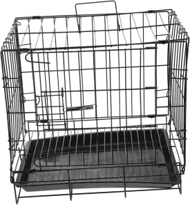 GANAZONO Large Dog Crate Pet Playpen for Small Dogs Collapsible Pet Cage Removable Tray Easy Assembly Storage Iron Wire Pet Crate