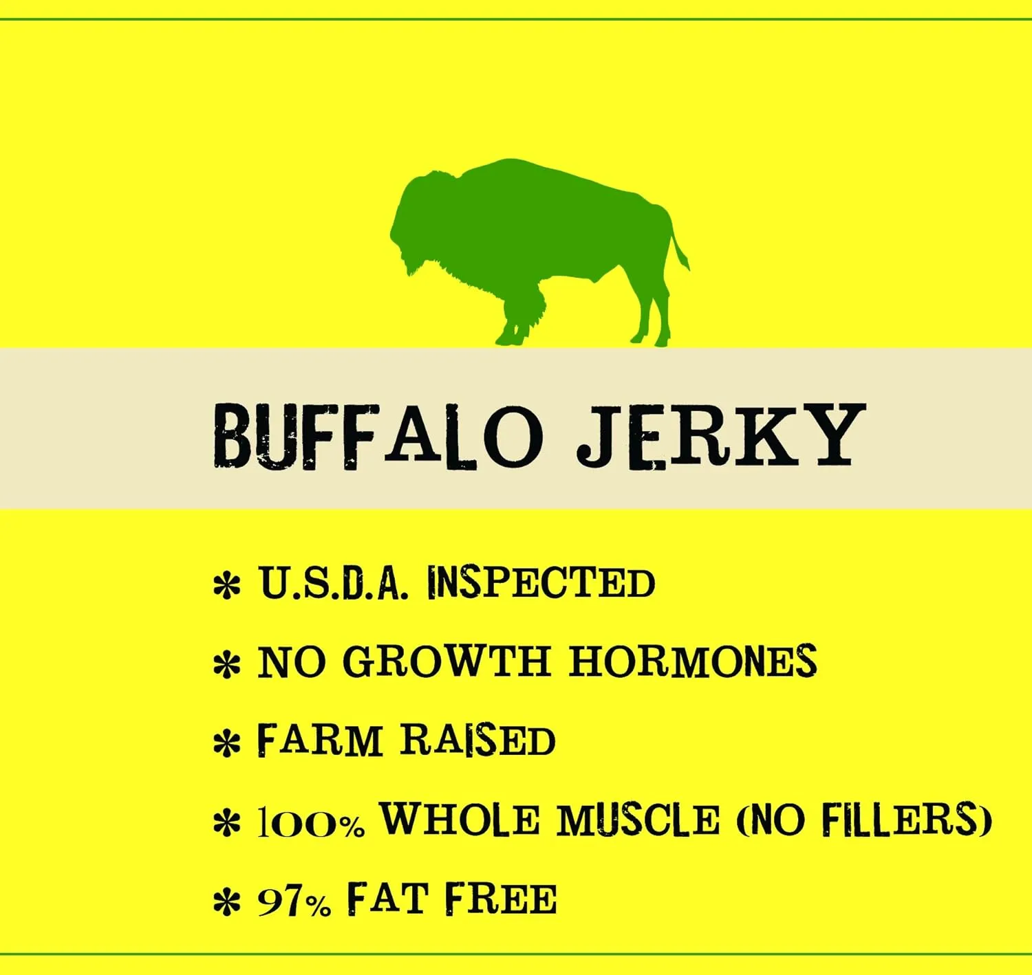 Jerky.com Exotic Buffalo Jerky Sampler - Wild Game Meat Snacks, Exotic Snacks, High-Protein, All-Natural, No Added Preservatives - Healthy Snacks for Adults - 1.75 oz. (Pack of 3)