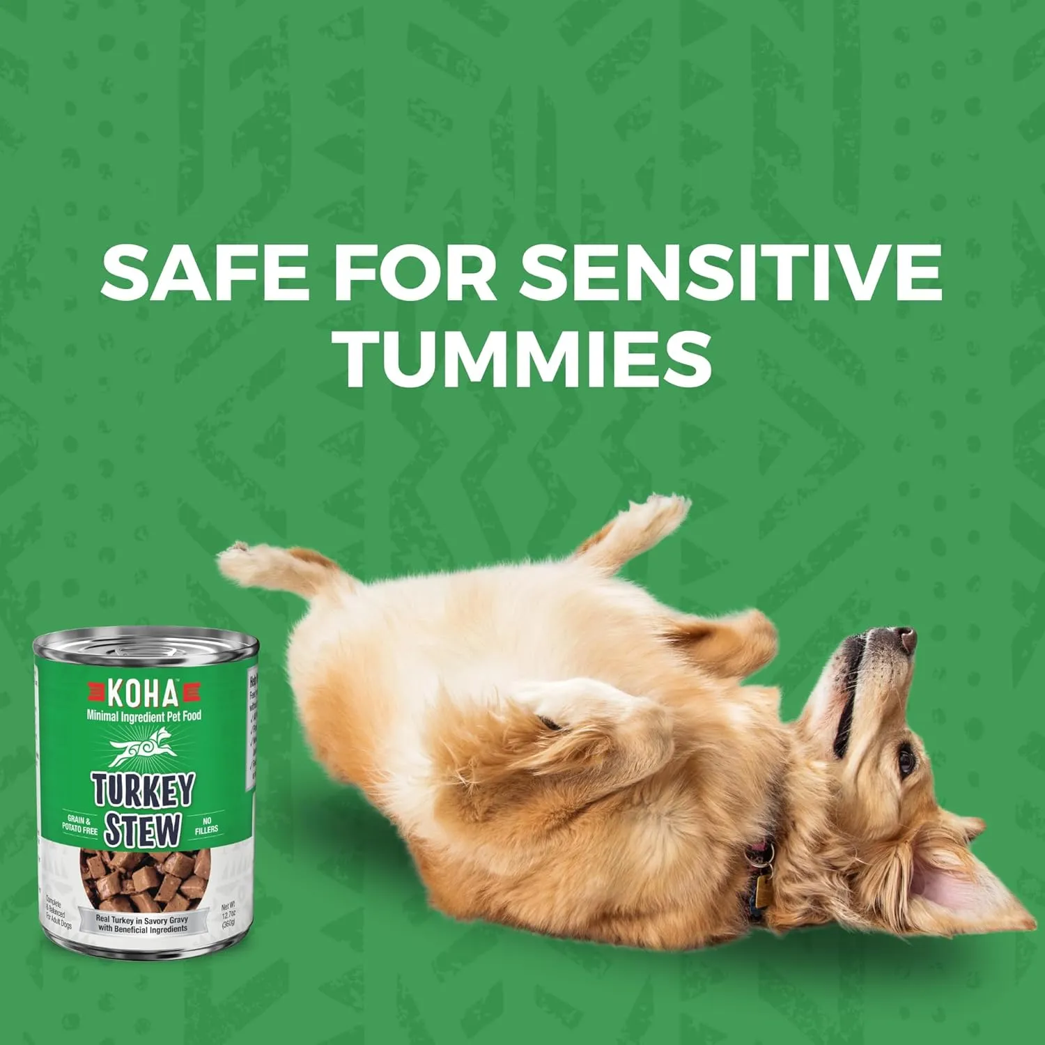 KOHA Minimal Ingredient Turkey Stew for Dogs, High Protein Limited Ingredient Dog Food, 12.7oz Cans (Case of 12)