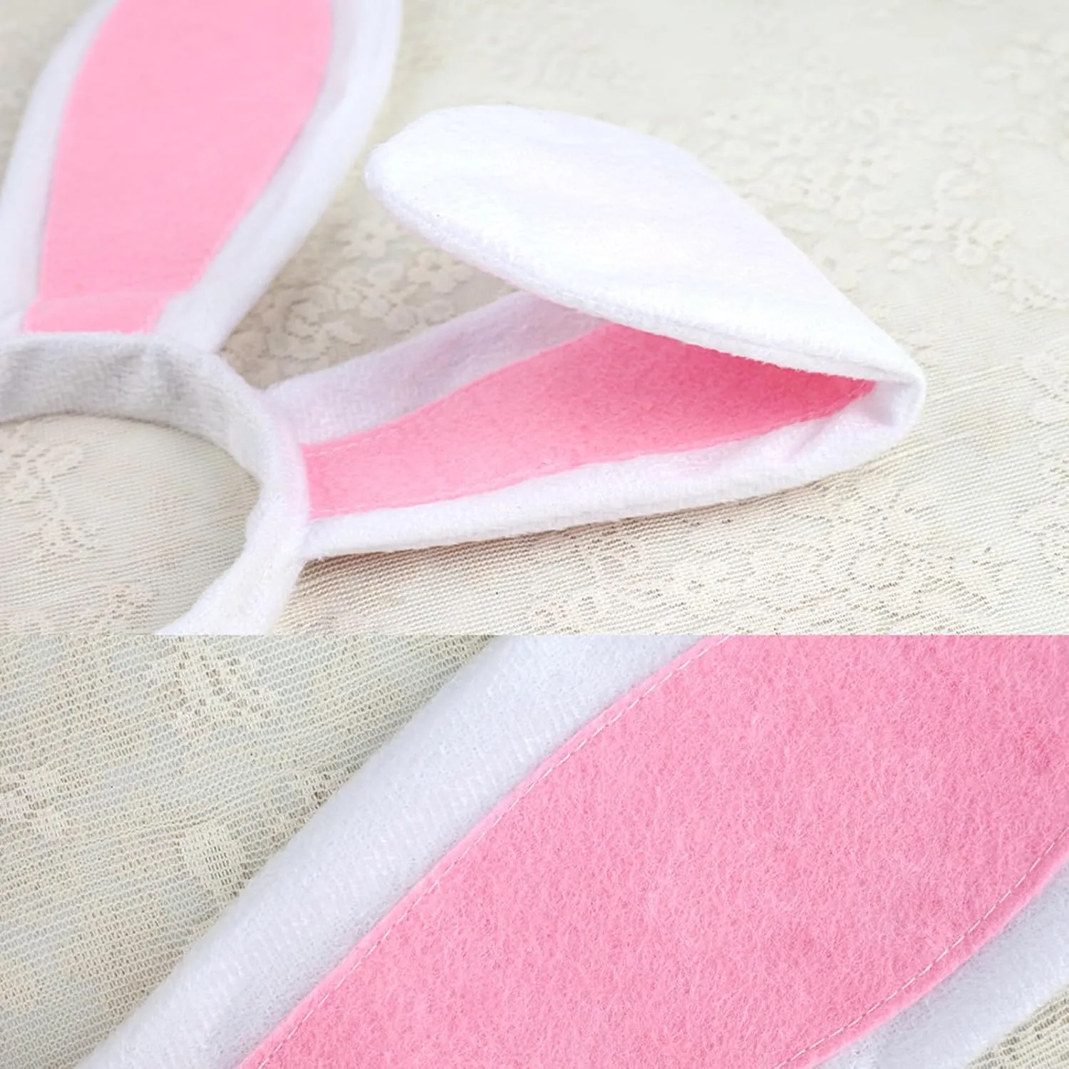 Lionheart glory 3 Pack Easter Day Dog Headband Bunny Rabbit Ear Dogs Headwear Pet Easter Bow Cute Costume Accessories for Small Medium Large Dogs