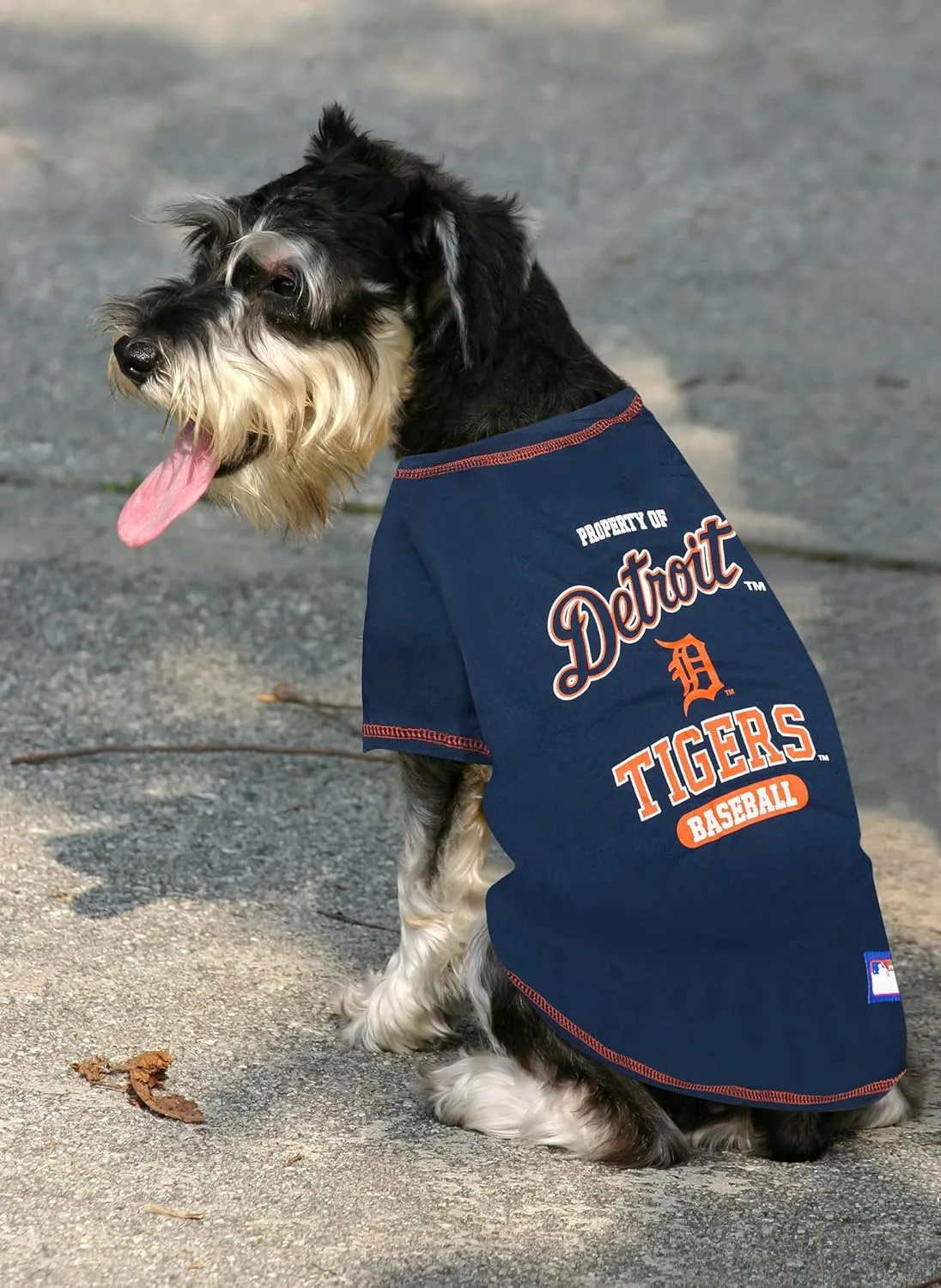 MLB Detroit Tigers Dog T-Shirt, X-Small. - Licensed Shirt for Pets Team Colored with Team Logos. - Premium Stretchable Materials for The Comfort of Your Dog & cat.