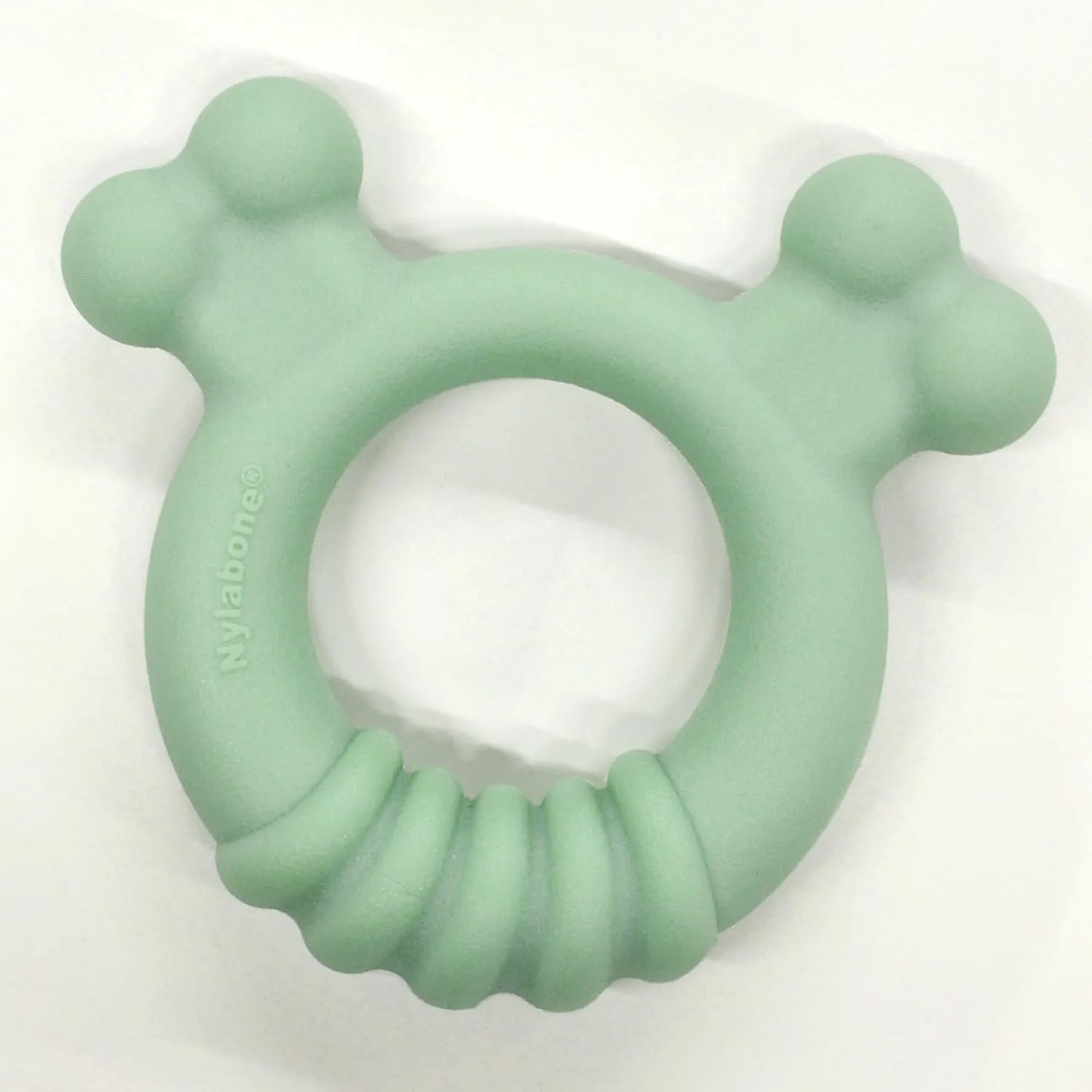 Nylabone Sensory Material Soothing Puppy Chew Toy Ring, Toys for Teething Puppies, Chicken Flavor, Small - Up to 25 lbs, 1 Count