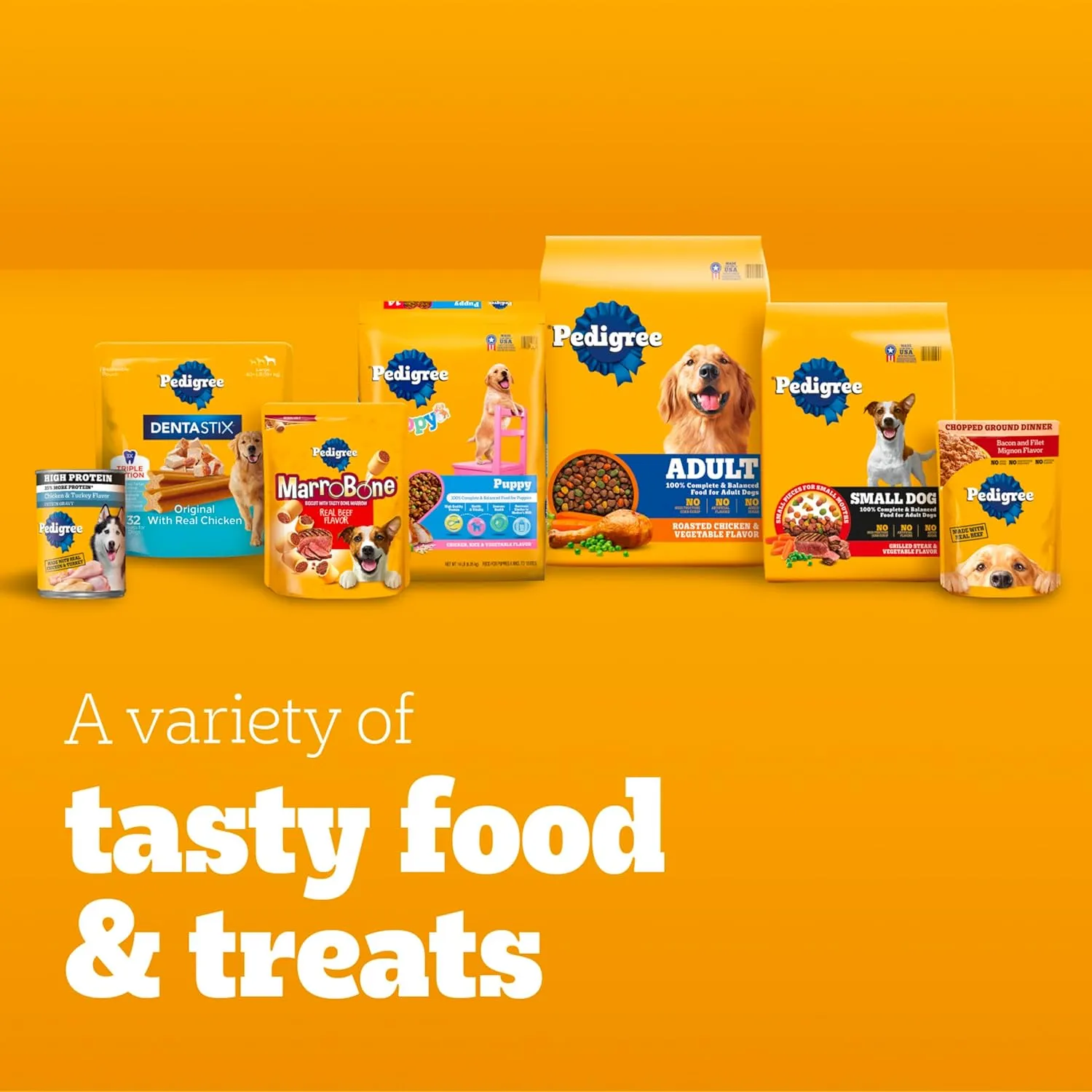 Pedigree High Protein Wet Dog Food, Beef Lamb & Chicken Turkey In Gravy Multipack 13.2 oz. Cans (12 Count, Pack of 1)