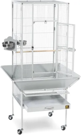 Prevue Pet Products 3351W Park Plaza Bird Cage, Pewter,Small