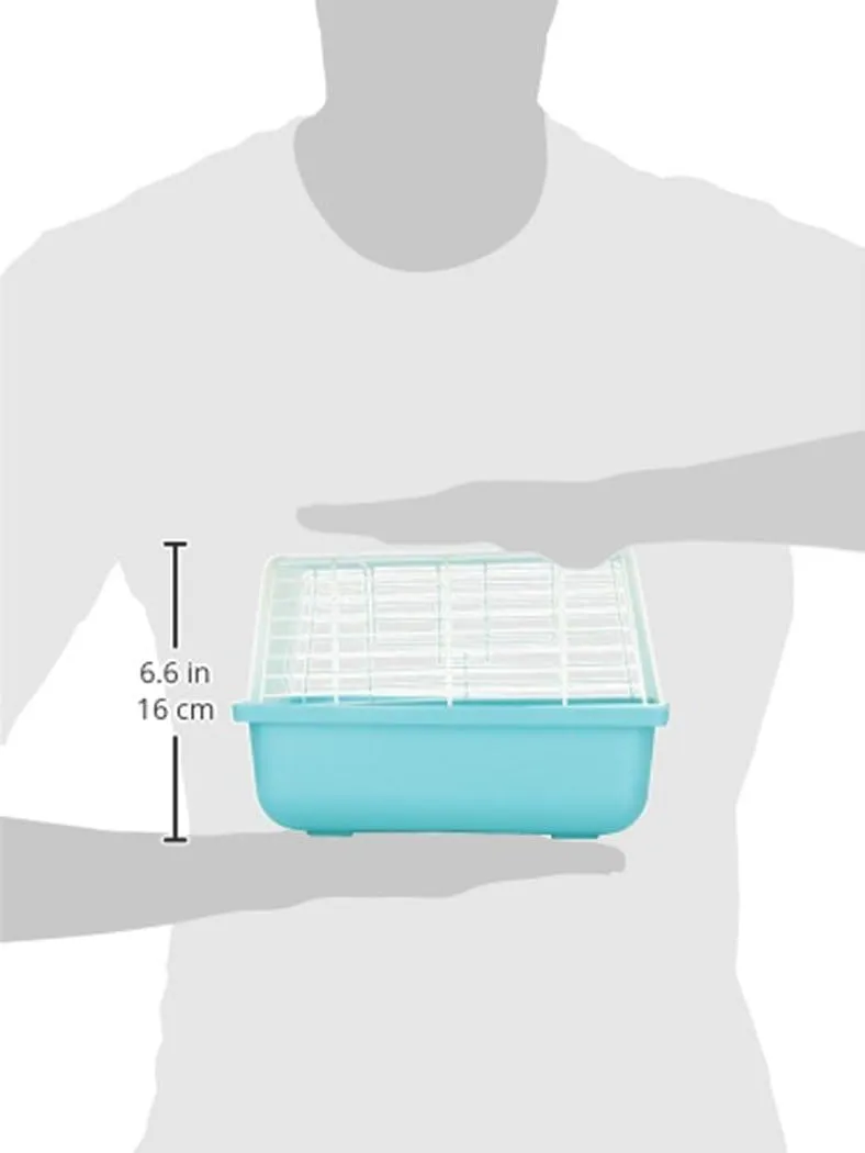 Prevue Pet Products Travel Cage for Birds and Small Animals, Blue (SP1304BLUE), 9.0" L x 5.6" W x 6.1" H