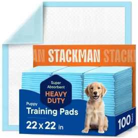 Puppy Pads Pet Pee Pads for Dogs & Puppy Training - 100 Count - Potty Pads for Dogs 22" x 22" Leak-Proof Dog Pee Pads - Quick-Dry Surface - Heavy Duty Absorbent Disposable Dog Wee Pad Bulk Pack