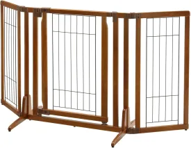 Richell Premium Plus Freestanding Pet Gate with Door
