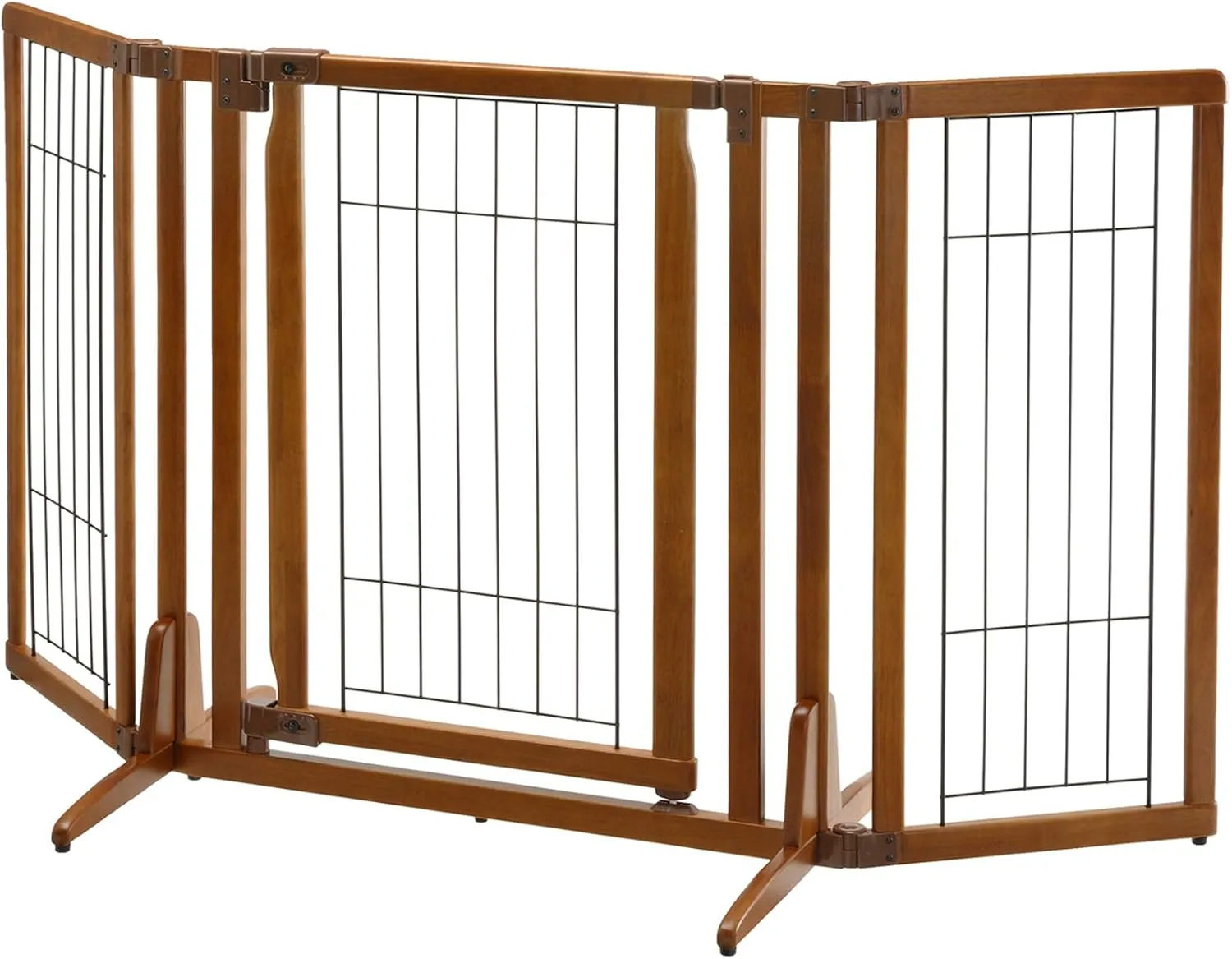 Richell Premium Plus Freestanding Pet Gate with Door