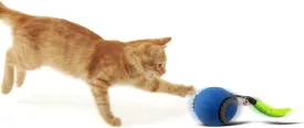 Smart Speedy 3.0 Interactive Cat Ball with Auto Obstacle Avoidance - Indoor Kitten Toy for Mental Stimulation & Playtime Fun 2025 Edition (Blue)