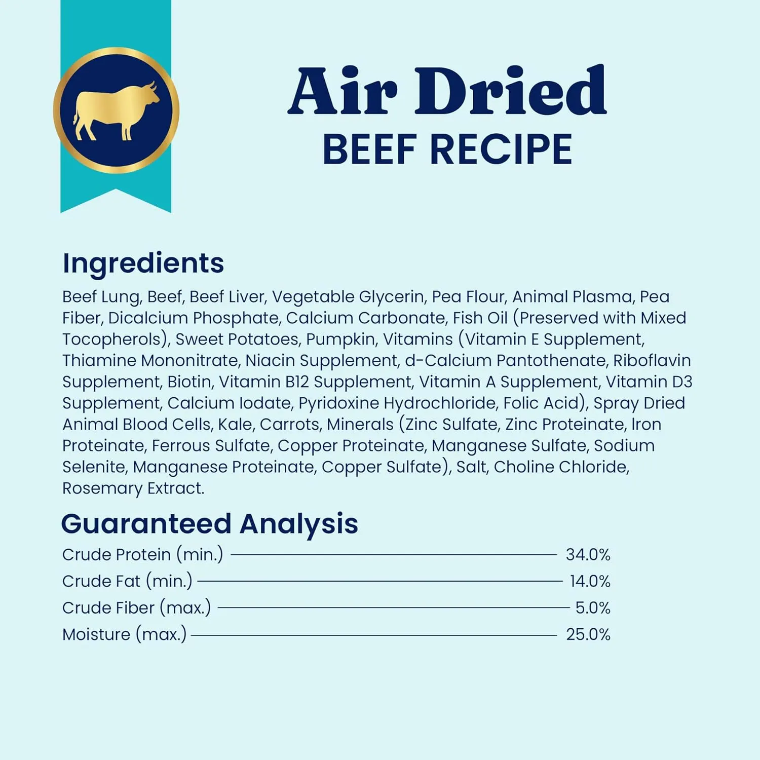 Solid Gold Air Dried Dog Food Toppers for Picky Eaters - Healthy Dog Treats Made with Real Beef to Serve as Meal Topper or Dog Treat - Supports Muscle Growth, Immunity, and Healthy Digestion - 4 oz