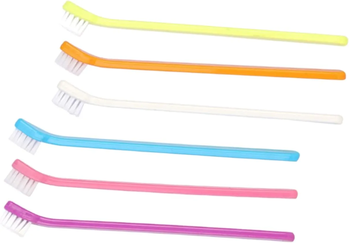 SUPVOX Pet Brush Single-Head Dog Toothbrush for Oral Cleaning Safe Healthy for Daily Use