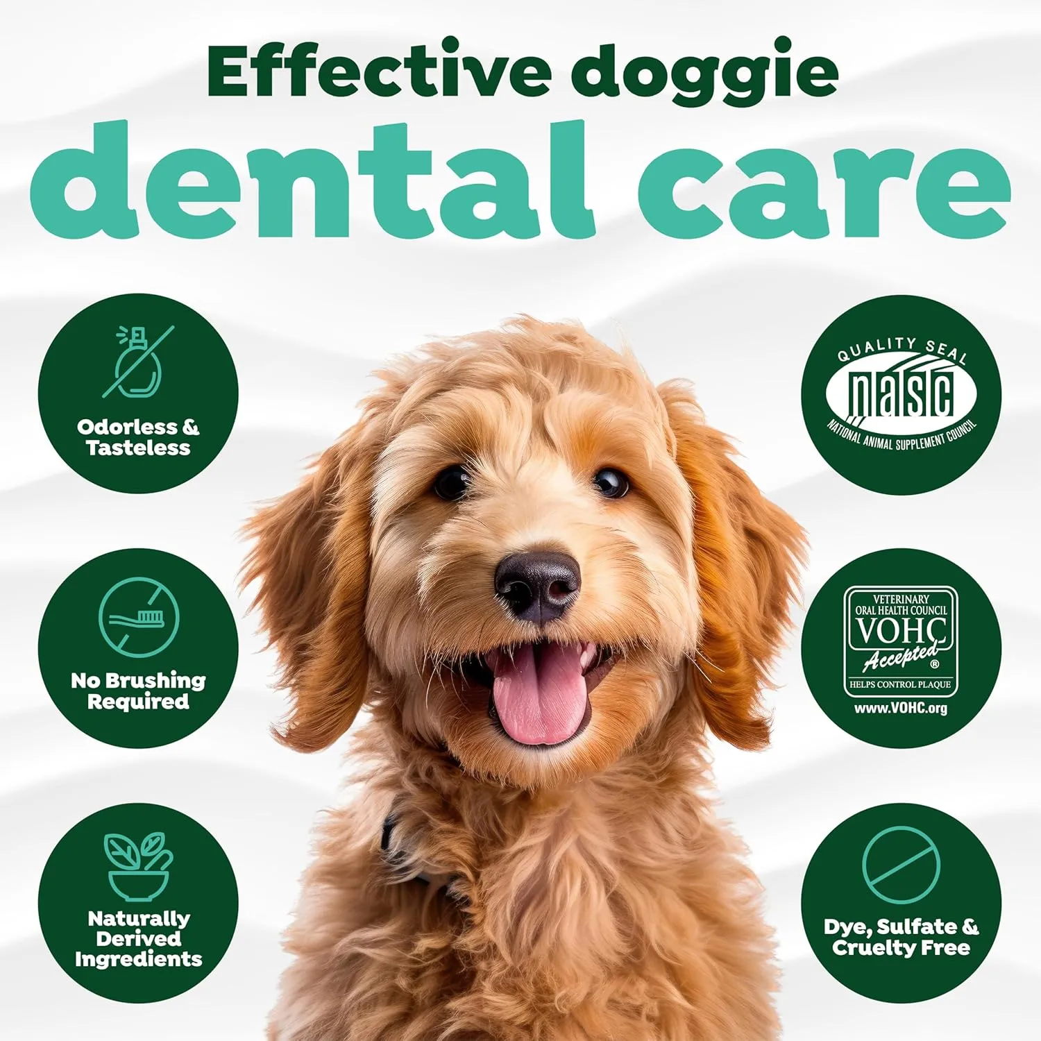 TropiClean Fresh Breath Water Additive for Dogs | 3 Pack | Breath Freshener and Teeth Cleaning Solution | No Toothpaste or Toothbrush Required | 33.8 oz