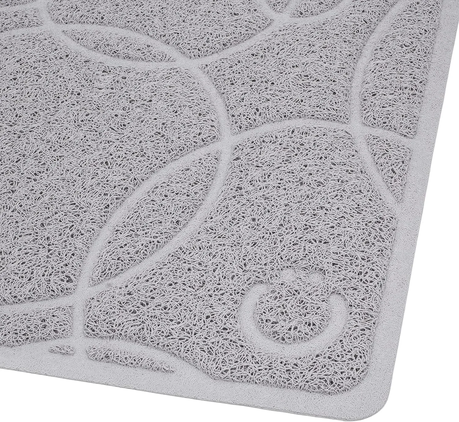 Ubbi Pet Cat Litter Mat, Non-Slip Litter Trapping Mat, Easy to Clean, Gray